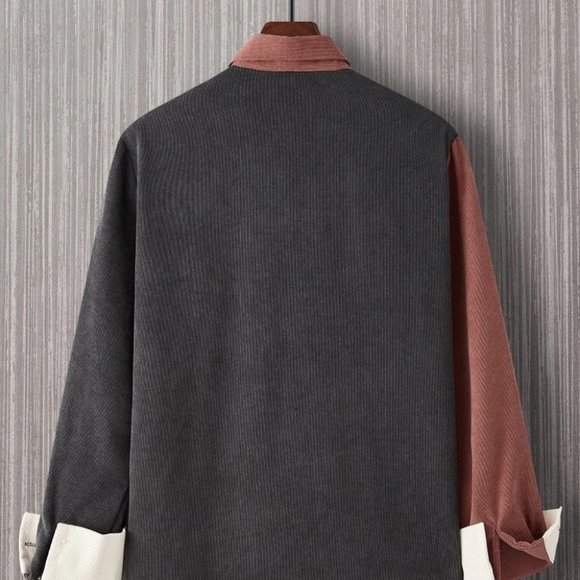 Brown Mens Cowboy Collared Tee Shirt - Picture 3 of 6